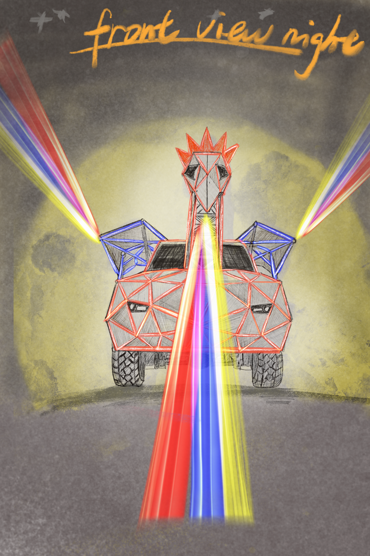 Prism Heron, Prism Heron by Rave Company Art Car Crew 2026
