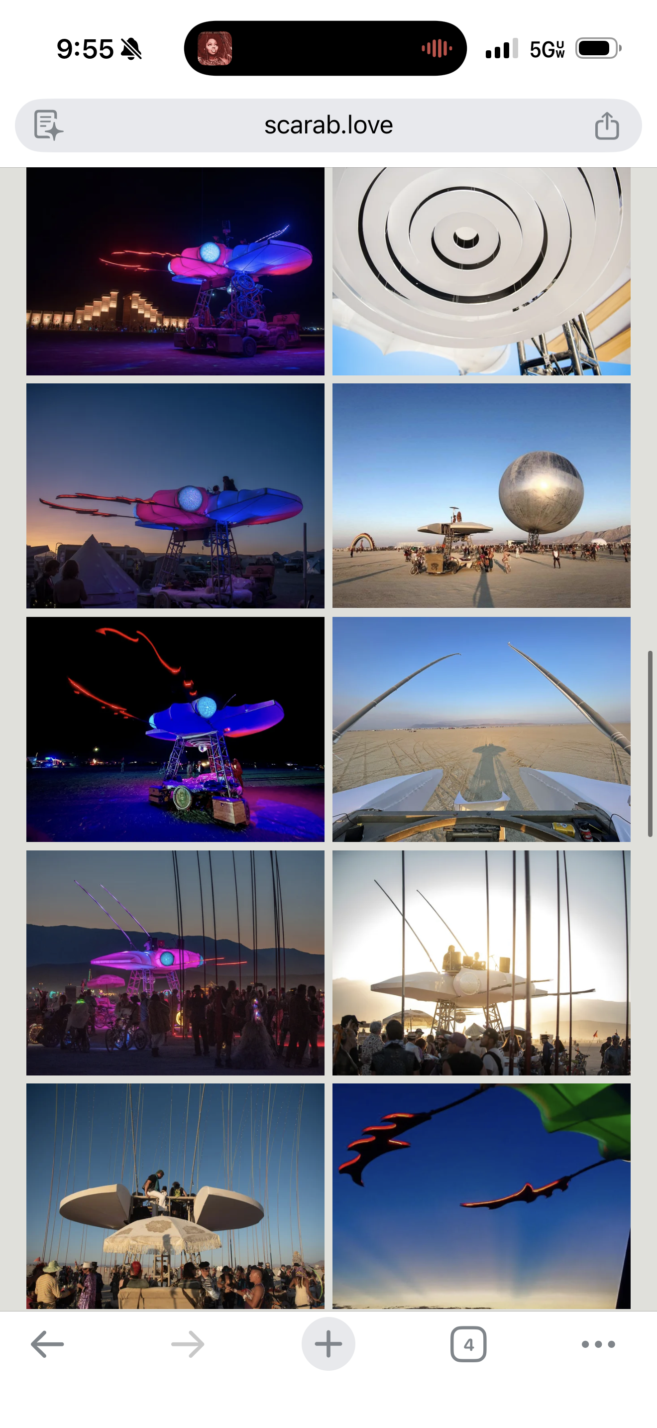 The Scarab Art Car, The Scarab by Camp 6 Minutes 2026