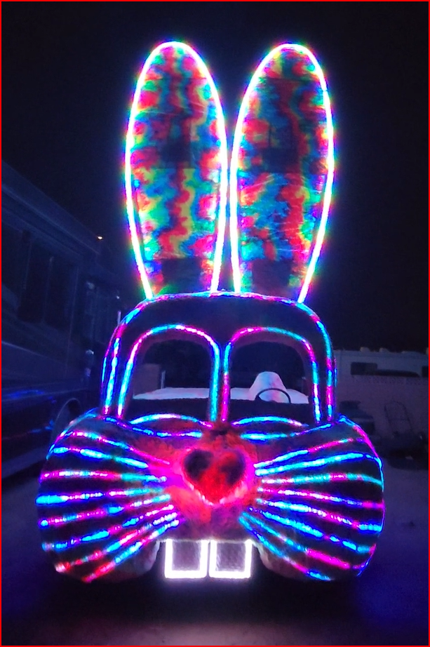 Fuzzy Bunny Head, Fuzzy Bunny Art Car by Fuzzy Bunny & AZ Burners 2026